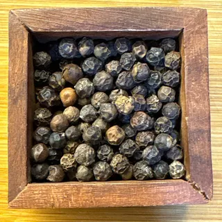 Black peppercorns